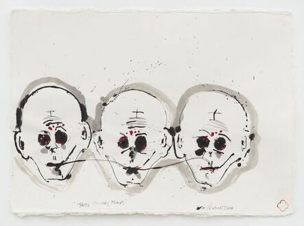 Max Gimblett, ‘Three Monkey Minds’, 2014