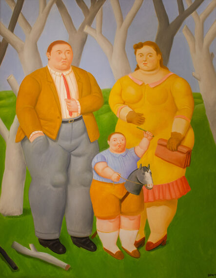 Fernando Botero, ‘Familia en el Campo’, 2017