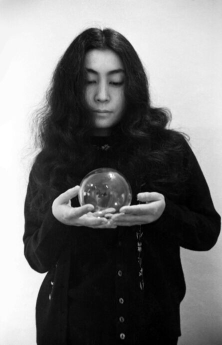 Clay Perry, ‘Yoko Ono (with glass sphere) ’, 1967