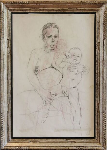 Jenny Saville, ‘Mother and child study i’, 2009