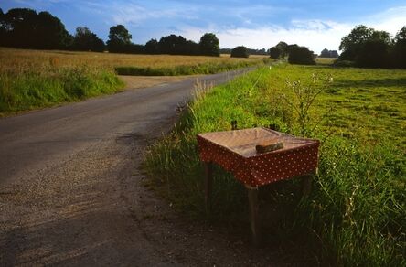 Justin Partyka, ‘Table and Road, Mellis Common, Suffolk’, 2014