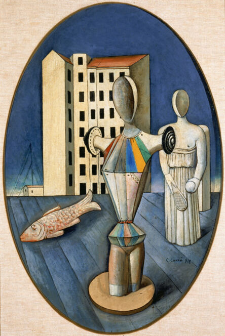Carlo Carrà, ‘Oval of Apparitions ’, 1918