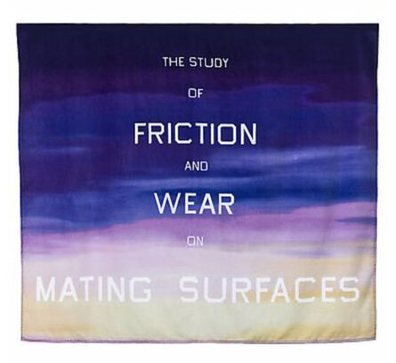 Ed Ruscha, ‘"Mating Surfaces" beach towel’, 2010