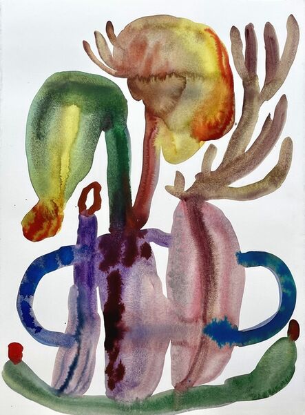 Emma Larsson, ‘Dragon Tulips In A Vase’, 2022