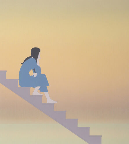 Will Barnet, ‘Stairway to the Sea		’, 1984