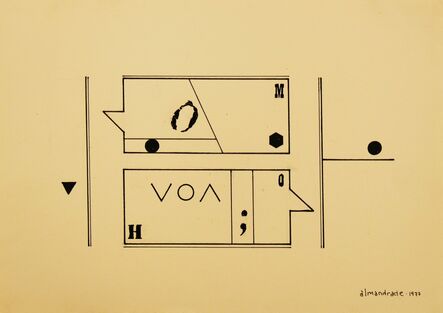 Almandrade, ‘Untitled - Visual Poem’, 1977