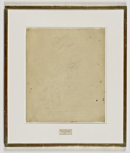 Robert Rauschenberg, ‘Erased de Kooning Drawing’, 1953