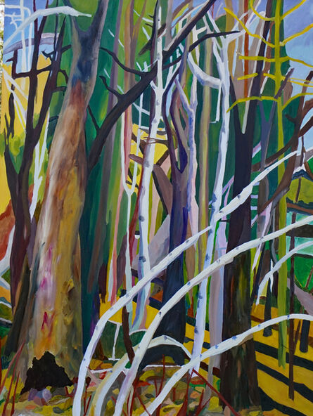 Yvonne Troxell Lamothe, ‘Forest from Window’, 2020