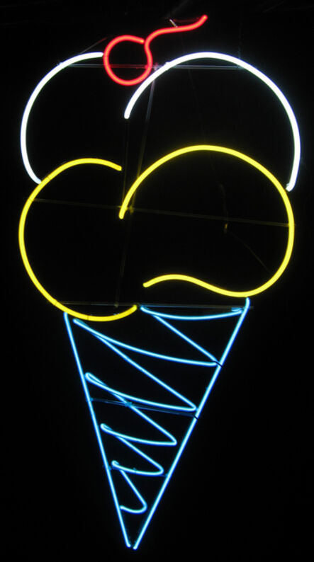 Neon Museum of Philadelphia, ‘Rocking Horse Ice Cream Cone’, 1972