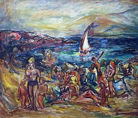 Theresa Bernstein, ‘Bathers at Foley's Cove (Gloucester)’, c. 1940