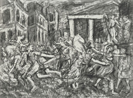 Leon Kossoff, ‘From Poussin ‘The Rape of the Sabines No. 2’’, 1998