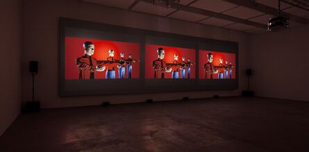 Kraftwerk, ‘3-D Video-Installation – 1 2 3 4 5 6 7 8, Installation View Sprüth Magers Berlin’, 2013