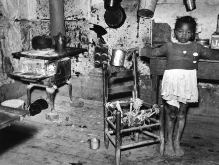 Marion Post Wolcott, ‘Tenant's Daughter in Kitchen of Dilapidated Home, MS’, 1939