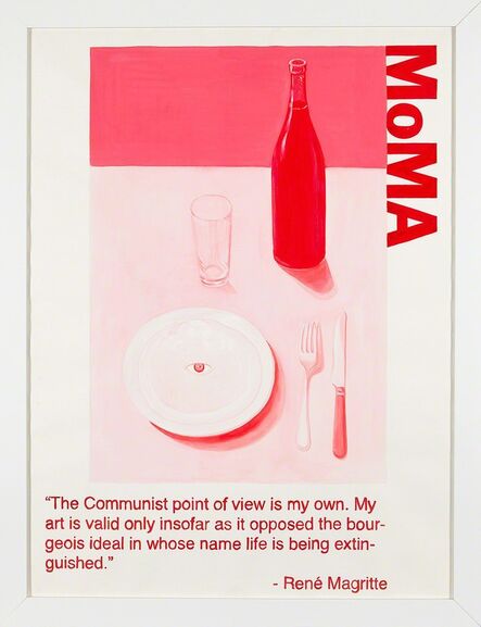 Yevgeniy Fiks, ‘Communist Tour of MoMA (Rene Magritte)’, 2010