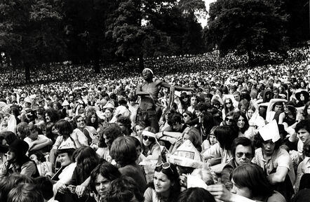 Frank Habicht, ‘And the Crowd Went Crazy: Stones Concert, Hyde Park’, 1969