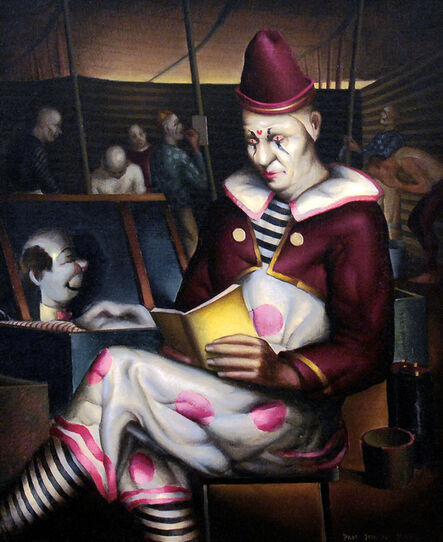 Paul Sample, ‘Clown Reading’, 1933