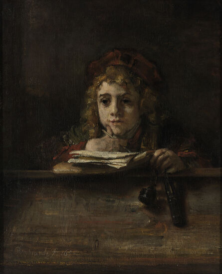Rembrandt van Rijn, ‘Titus at his Desk’, 1655