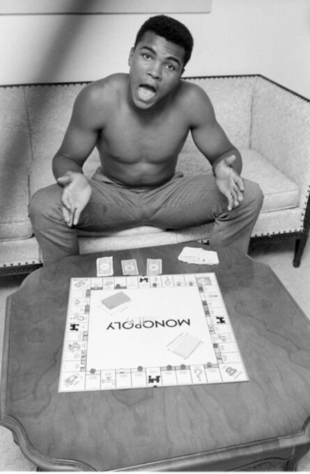 Steve Schapiro, ‘Muhammad Ali, Monopoly, Louisiville, KY’, 1963