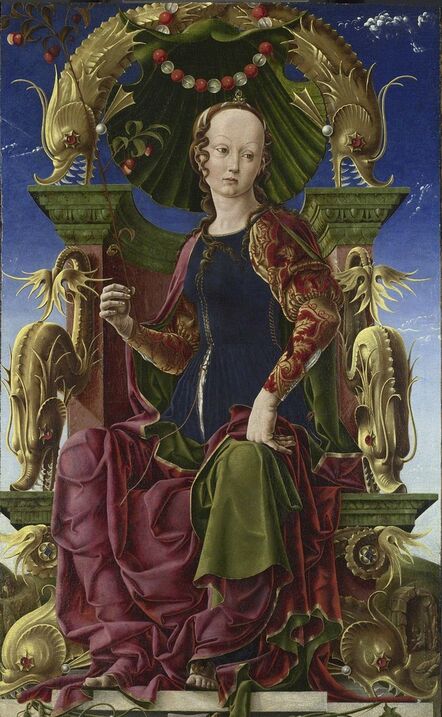 Cosmè Tura, ‘A Muse (Calliope?)’, probably 1455-1460