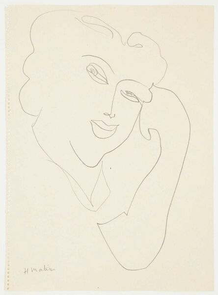 Henri Matisse, ‘Tête, main au visage’, 1939