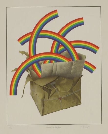 Patrick Hughes, ‘Registered Rainbows’, 1980