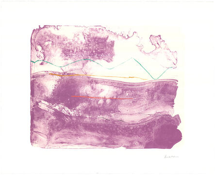 Helen Frankenthaler, ‘Lilac Sweep’, 2006
