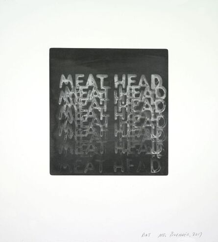 Mel Bochner, ‘Meathead’, 2017
