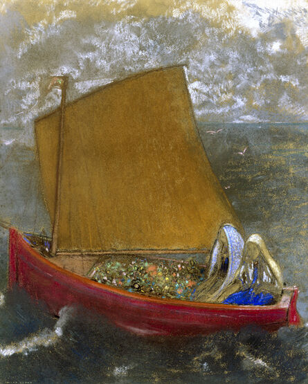 Odilon Redon, ‘La Voile jaune (The Yellow Sail)’, ca. 1905