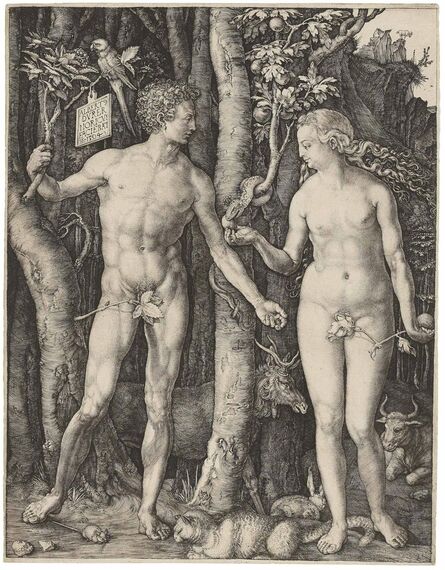 Albrecht Dürer, ‘Adam and Eve (B., M,. Holl. 1; S.M.S. 39)’, 1504