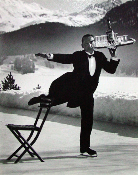 Alfred Eisenstaedt, ‘Ice Skating Waiter’, 1932