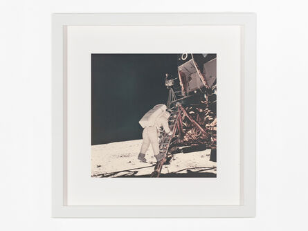 Neil Armstrong, ‘Aldrin descends lunar module ladder’, 1969