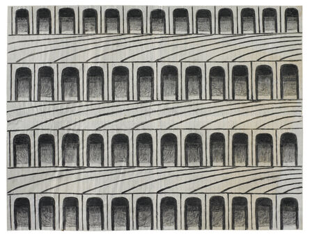 Martín Ramírez, ‘Untitled (Arches)’, ca. 1960
