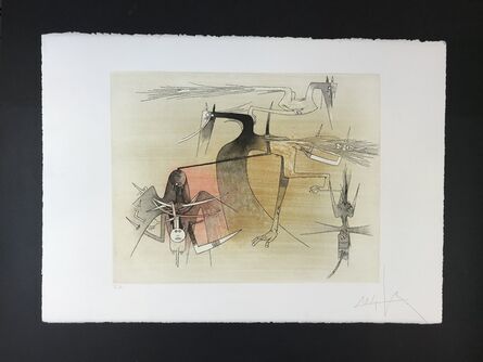 Wifredo Lam, ‘Untitled from ''Visible Invisible'' folder’, 1972