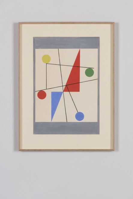 Sophie Taeuber-Arp, ‘Triangles, cercles, lignes’, 1932