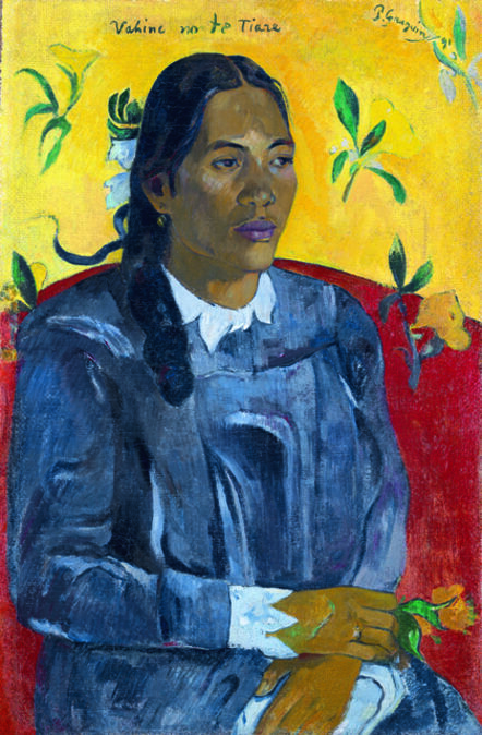Paul Gauguin, ‘Tahitian Woman with a Flower’, 1891