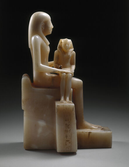 Unknown Artist, ‘Statuette of Queen Ankhnes-meryre II and her Son, Pepy II’, ca. 2288 BCE