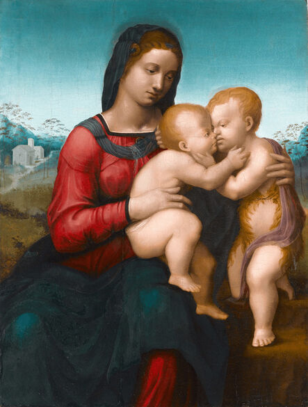 Domenico di Bartolomeo Ubaldini known as Il Puligo, ‘Virgin and Child with the Infant Saint John’, ca. 1515