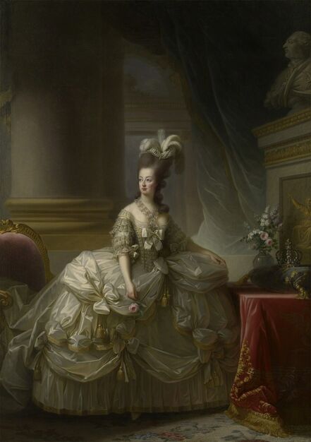 Élisabeth Louise Vigée-Le Brun, ‘Marie Antoinette in a Court Dress’, 1778