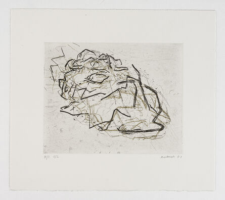 Frank Auerbach, ‘Julia Asleep’, 2001