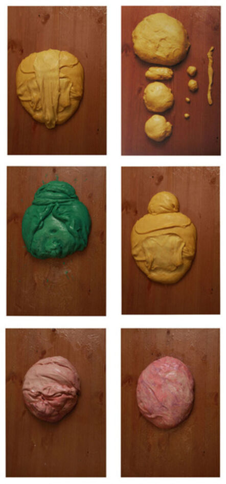 Mika Rottenberg, ‘Color Study / Doughface (Group of 6)’, 2010