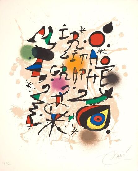 Joan Miró, ‘Litógrafo II-4’, 1975-1982