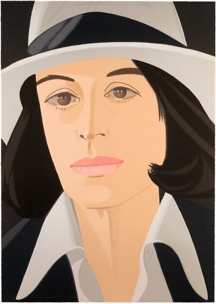 Alex Katz, ‘White Hat (from the Alex & Ada portfolio) ’, 1990