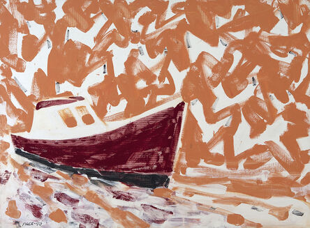Stephen Pace, ‘Sardine Boat, Tangerine Sky’, 1990