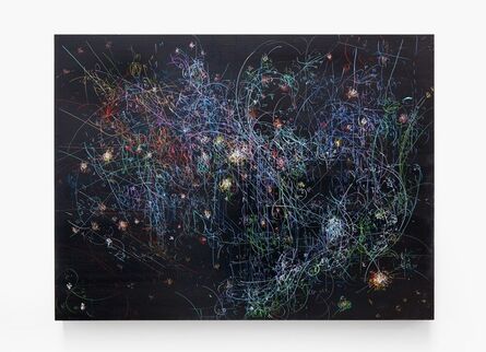 Kysa Johnson, ‘Blow Up 284 - the long goodbye - subatomic decay patterns with the Orion Nebula’, 2015