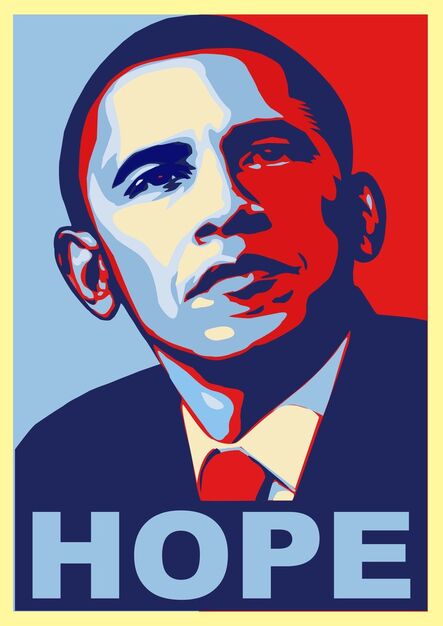 Shepard Fairey, ‘Obama Hope’, 2008