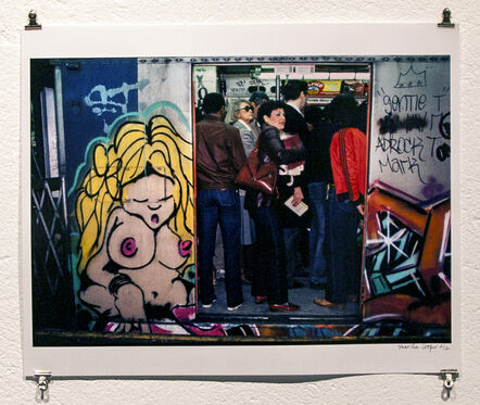 Martha Cooper, ‘Bode-style Nude on Subway Car Underground, Manhattan’, 1982
