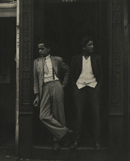 Sy Kattelson, ‘Two Men in Doorway’, 1948