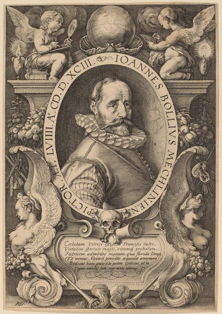 Hendrik Goltzius, ‘Hans Bol’, 1593
