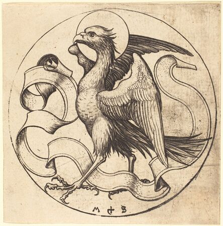 Martin Schongauer, ‘The Eagle of Saint John’, ca. 1490