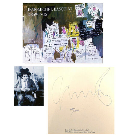 Jean-Michel Basquiat, ‘"Drawings", SIGNED EDITION, Bruno Bischofberger, 428/1000, RARE’, 1985